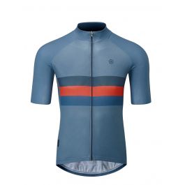 Club Jersey Stripe, Steel Blue